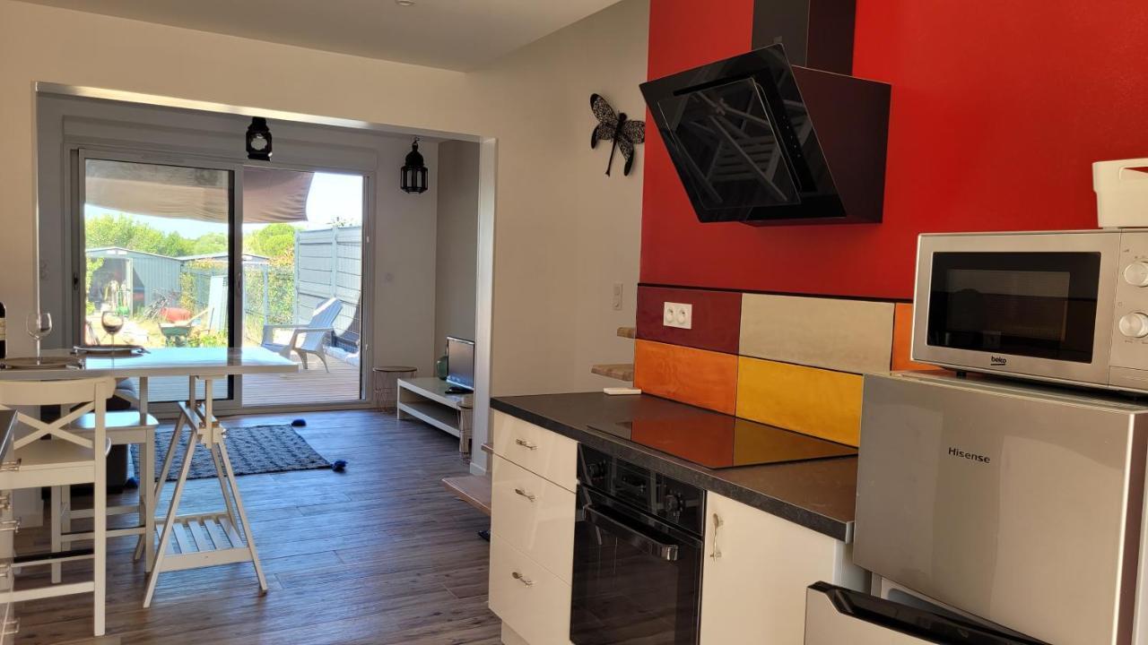 Gite Du Soleil Maison Lumineuse Avec Terrasse Solarium Parking Prive Sorede Ngoại thất bức ảnh