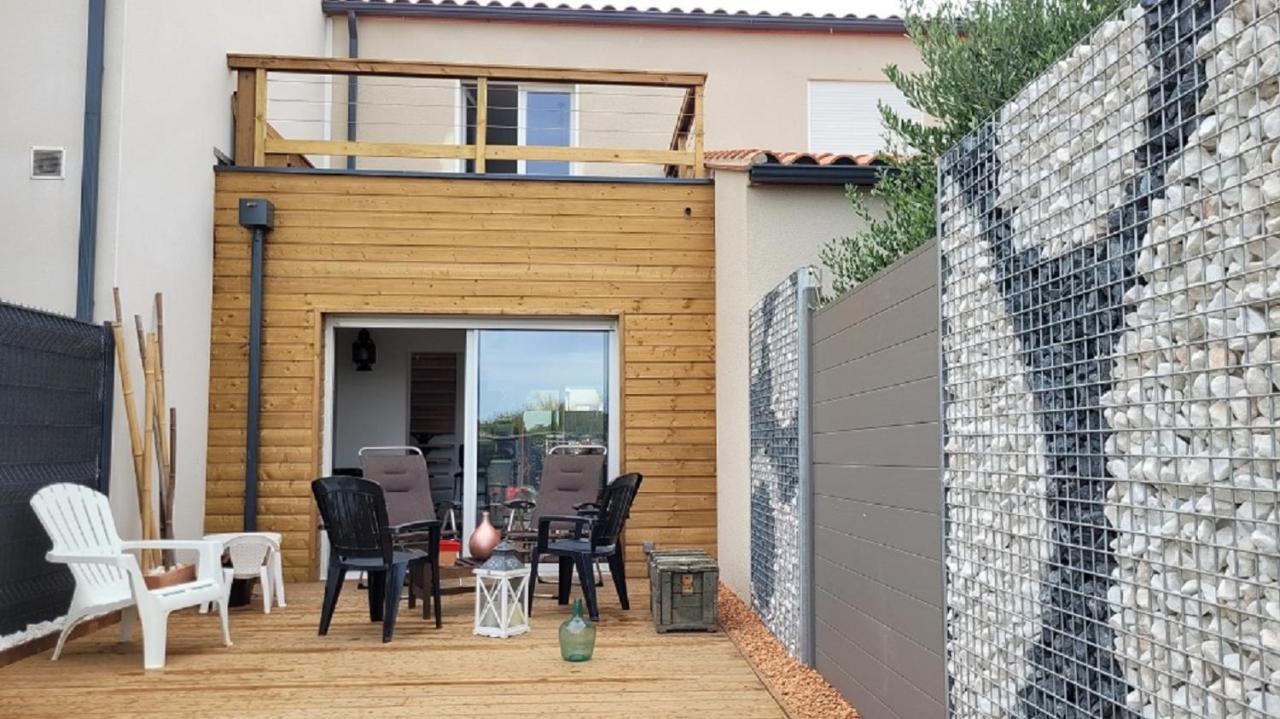 Gite Du Soleil Maison Lumineuse Avec Terrasse Solarium Parking Prive Sorede Ngoại thất bức ảnh