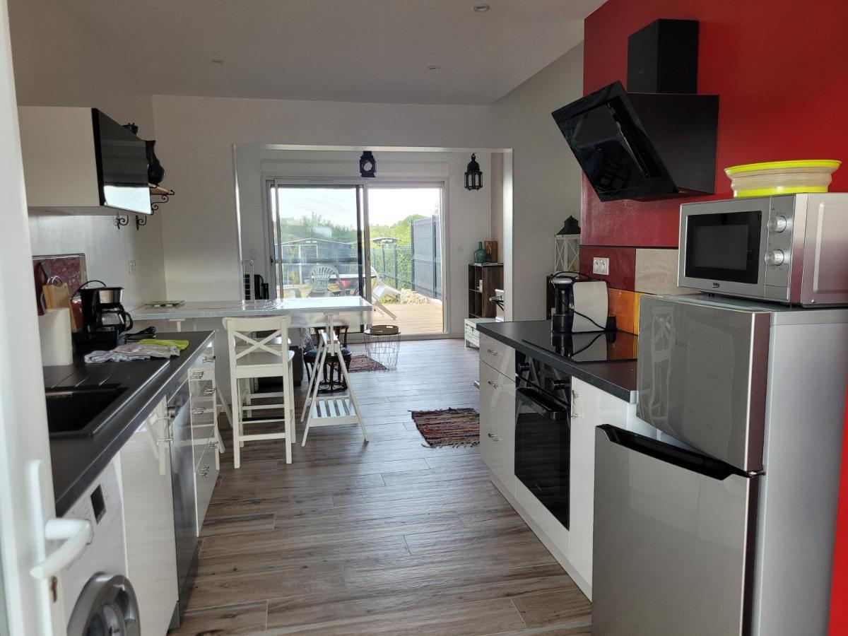 Gite Du Soleil Maison Lumineuse Avec Terrasse Solarium Parking Prive Sorede Ngoại thất bức ảnh